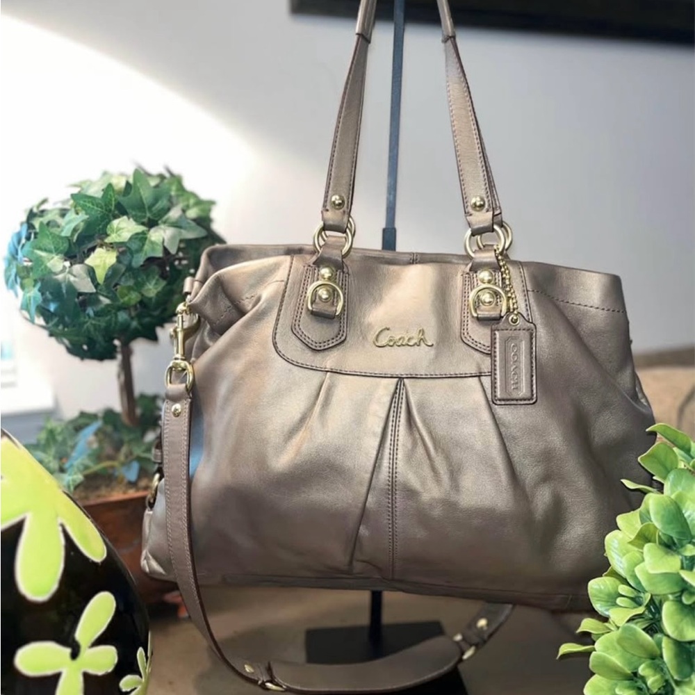 Coach “Ashley” Metallic Satchel bag ***SOLD!!***